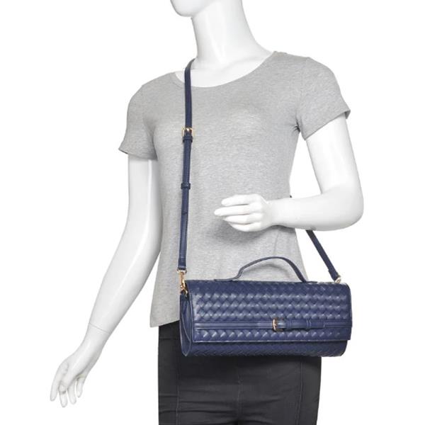 WOVEN DESIGN EMERSON CROSSBODY BAG
