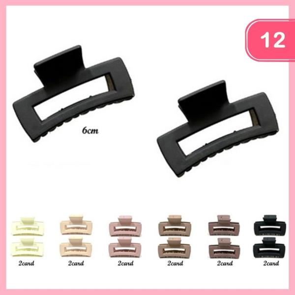 HAIR CLAW CLIP (12 UNITS)