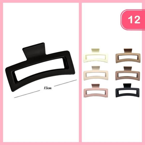 HAIR CLAW CLIP (12 UNITS)