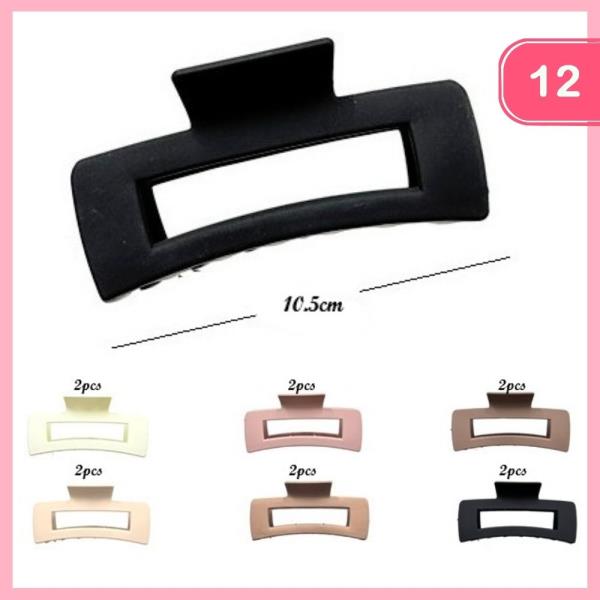HAIR CLAW CLIP (12 UNITS)