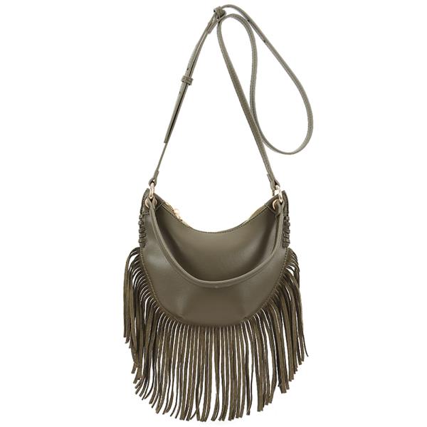 FRINGED CROSSBODY BAG