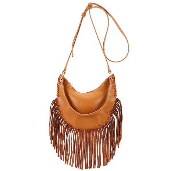 FRINGED CROSSBODY BAG