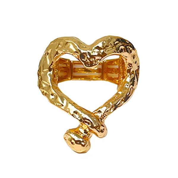 METAL HEART SHAPE RING