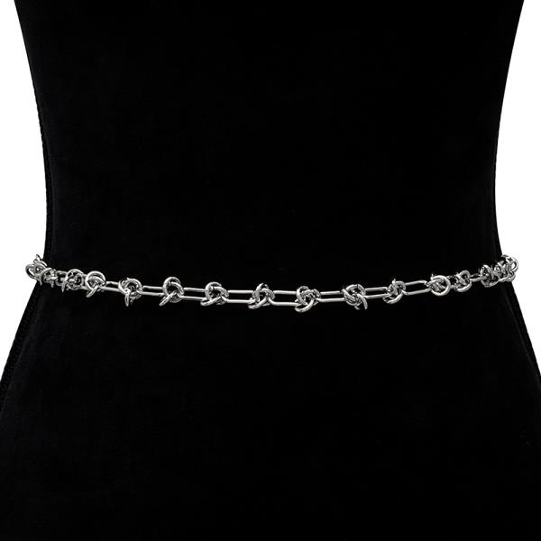 METAL LINK DESIGN HOOK BELT