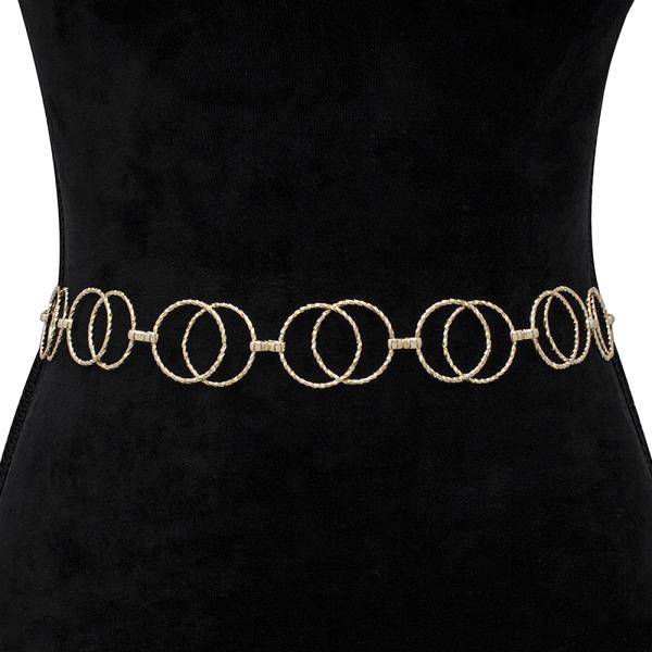 OPEN DOUBLE JOINED CIRCLE HOOK BELT