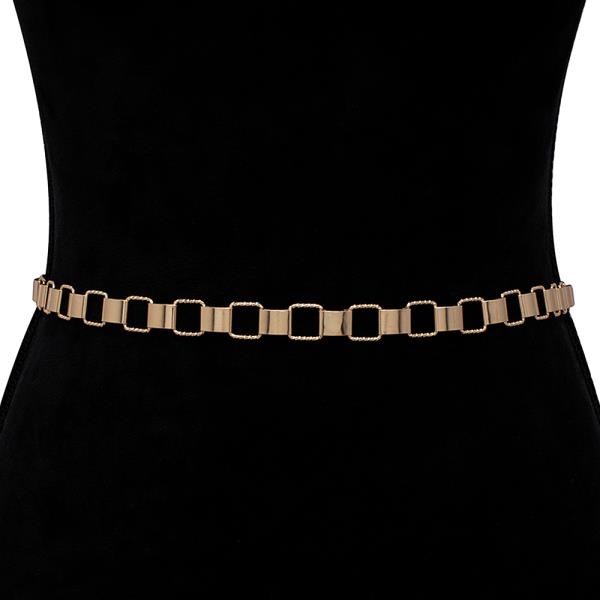 SQUARED METAL HOOK BELT
