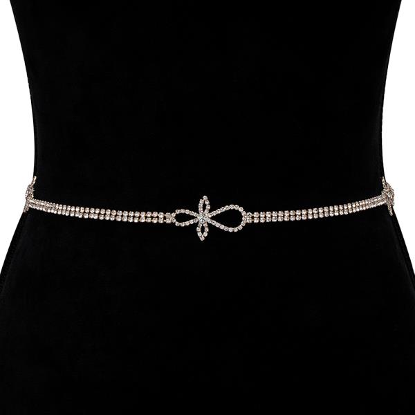 RHINESTONE HOOK BELT
