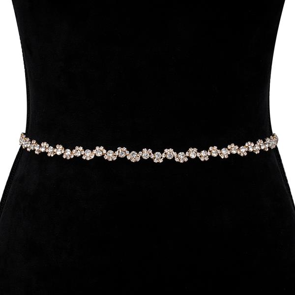 CHIC CRYSTAL DESIGN HOOK BELT