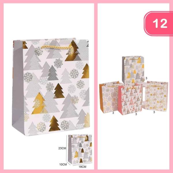 CHRISTMAS GIFT BAG (12 UNITS)