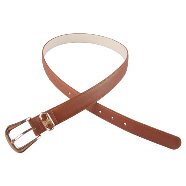 FAUX LEATHER METAL BUCKLE BELT