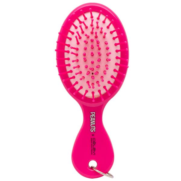 CELAVI X PEANUTS SMOOTHING MINI BRUSH W KEYCHAIN