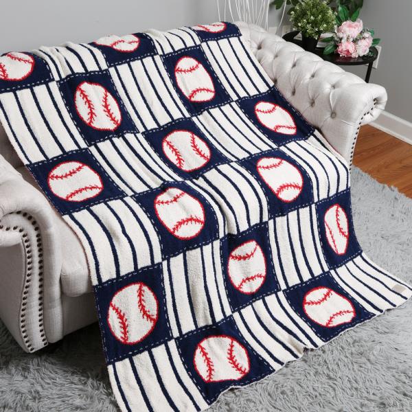 BASEBALLS THROW BLANKET
