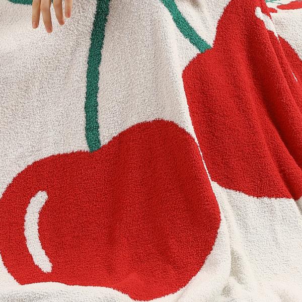 CHERRIES THROW BLANKET
