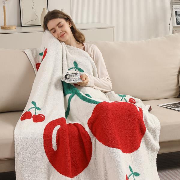 CHERRIES THROW BLANKET