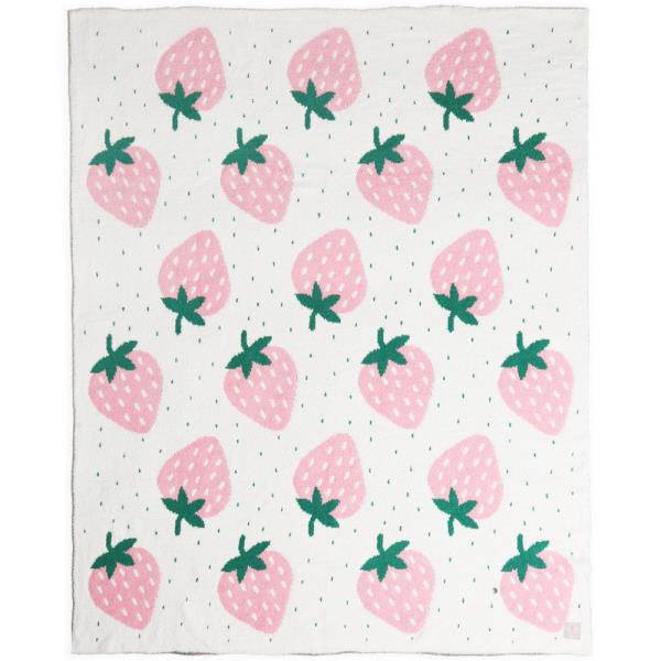 STRAWBERRIES THROW BLANKET