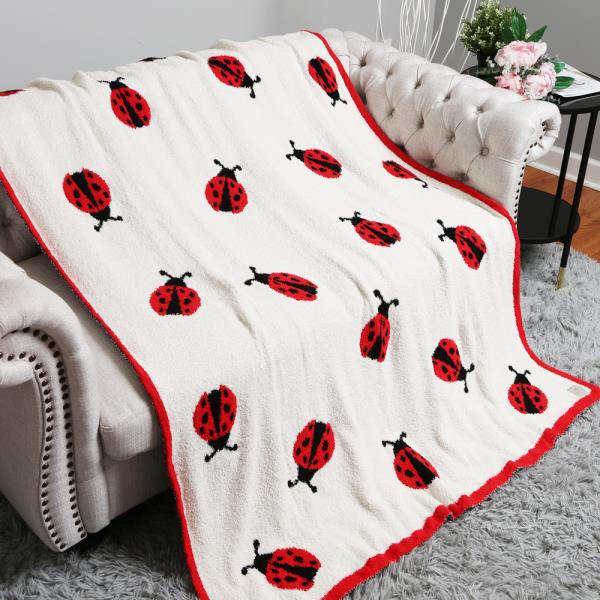 LADYBUG THROW BLANKET