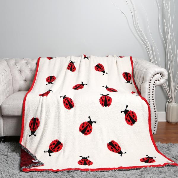 LADYBUG THROW BLANKET