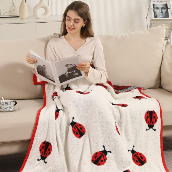 LADYBUG THROW BLANKET