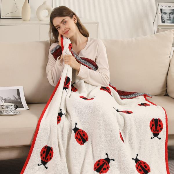 LADYBUG THROW BLANKET