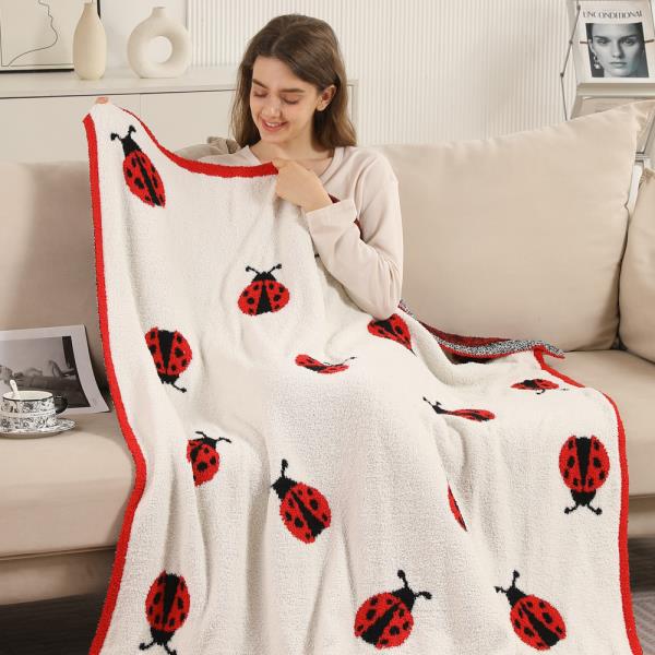 LADYBUG THROW BLANKET