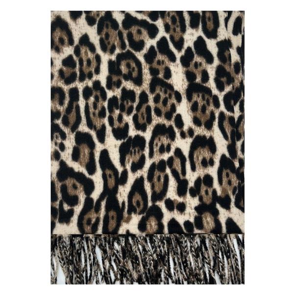 LEOPARD OBLONG SCARF