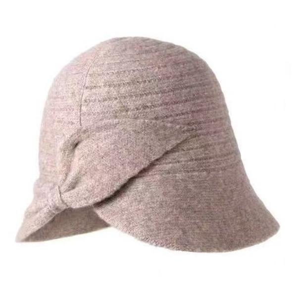 BACKSIDE RIBBON DECOR BUCKET HAT