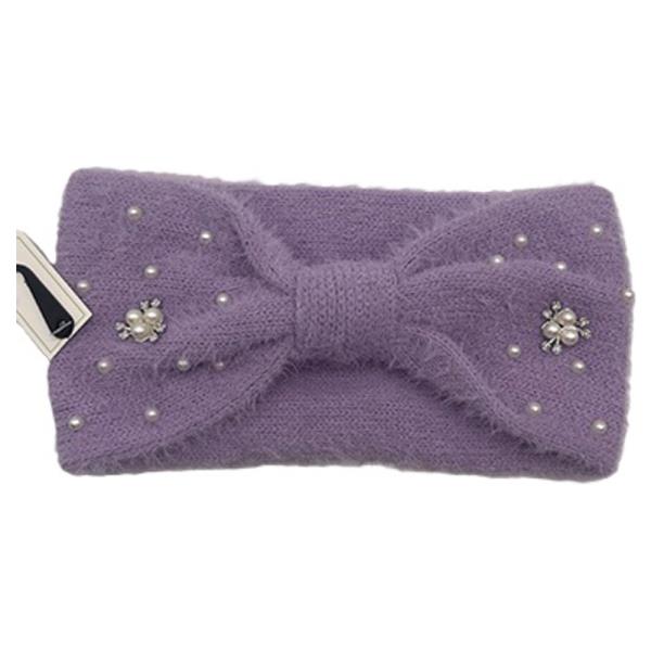 FUSSY PEARL KNOTTED HEADBAND HEADWRAPS