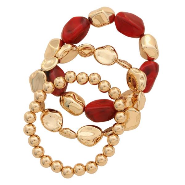 MIXED BEAD BRACELET SET