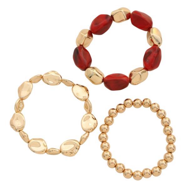 MIXED BEAD BRACELET SET