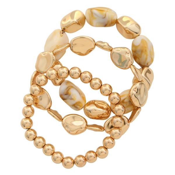 MIXED BEAD BRACELET SET