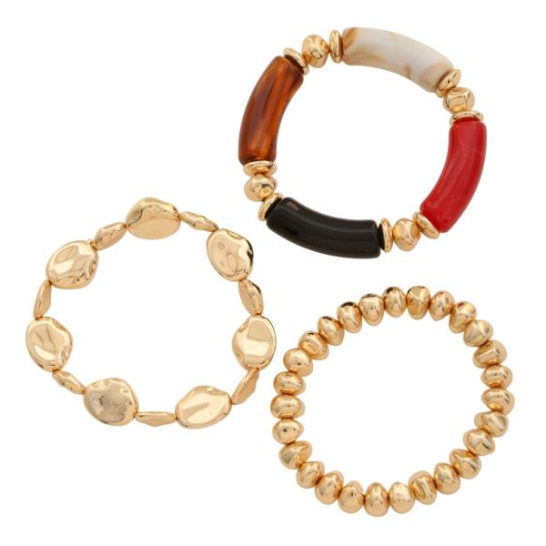 MIXED BEAD BRACELET SET