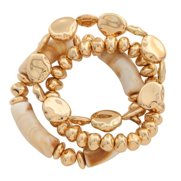 MIXED BEAD BRACELET SET