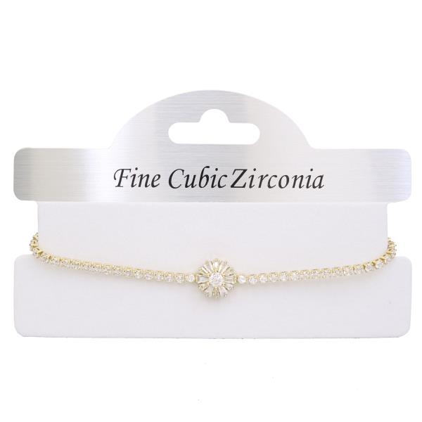 ROUND PAVED CZ BRACELET