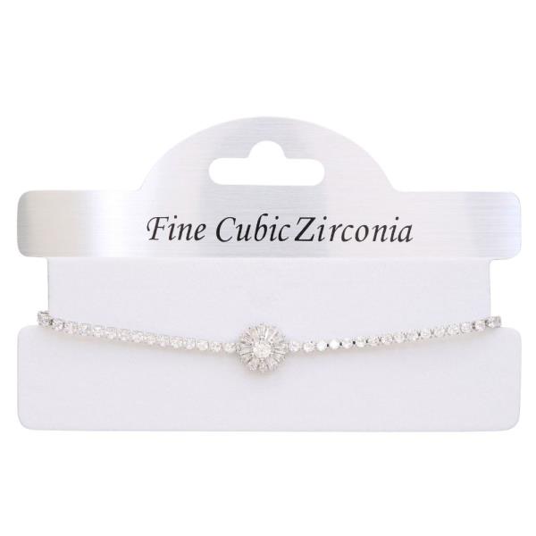 ROUND PAVED CZ BRACELET