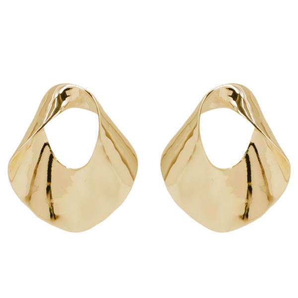 BENT METAL EARRING