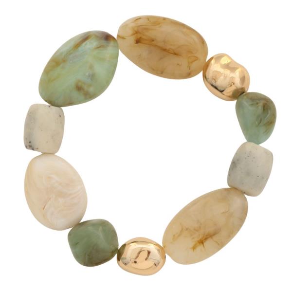 ACETATE BEADED BRACELET