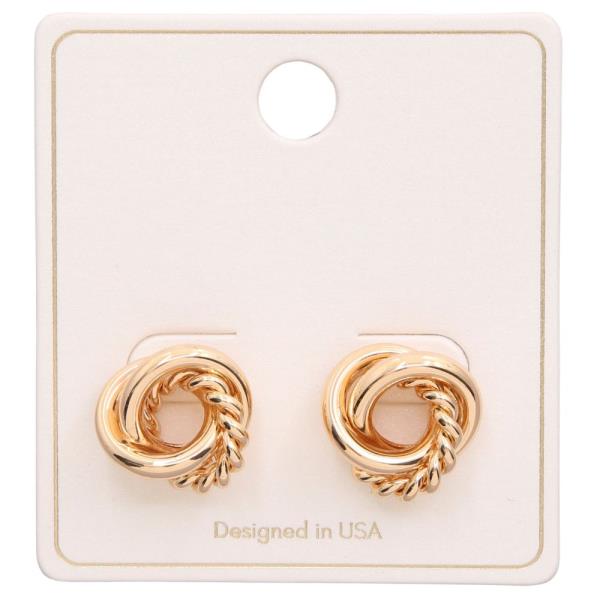 KNOT METAL EARRING