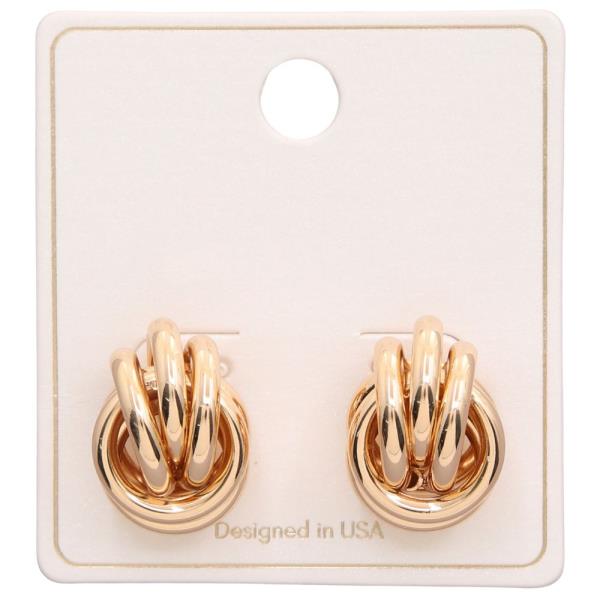KNOT METAL EARRING