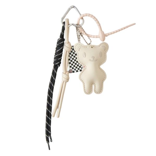 TEDDY BEAR BAG CHARM KEYCHAIN