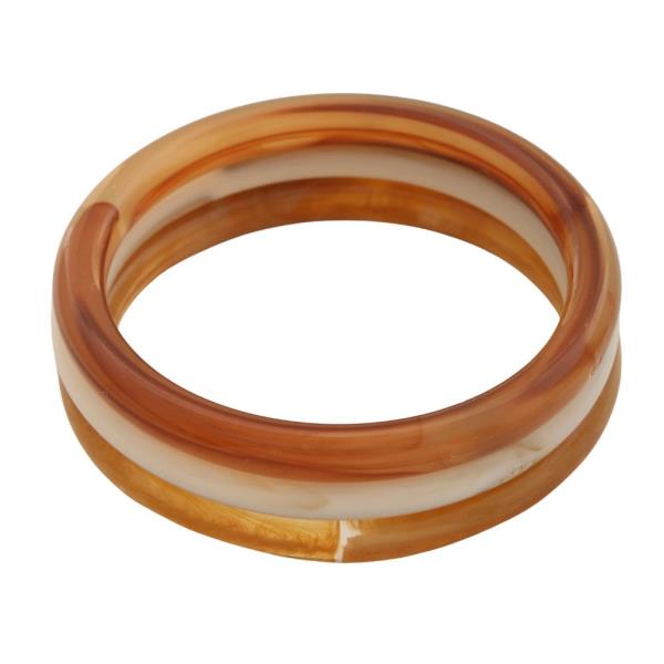 ACETATE BANGLE BRACELET SET