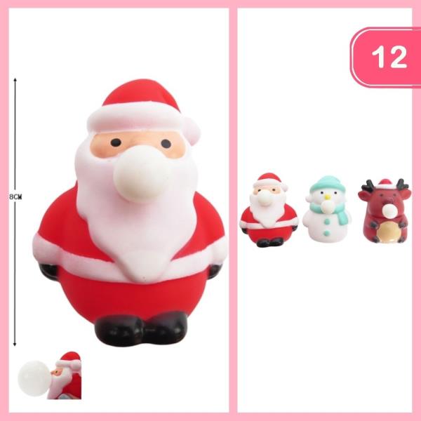 CHRISTMAS SQUEEZE TOY (12 UNITS)