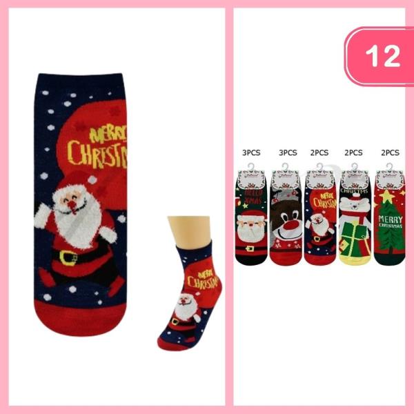 CHRISTMAS MID SOCKS (12 UNITS)