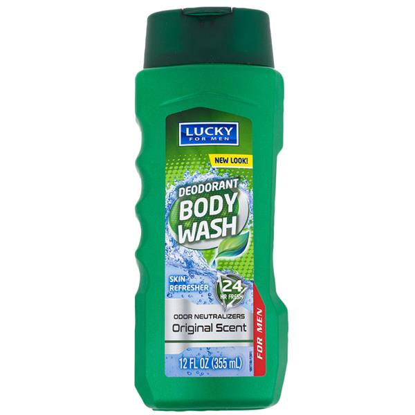 LUCKY FOR MEN DEODORANT BODY WASH