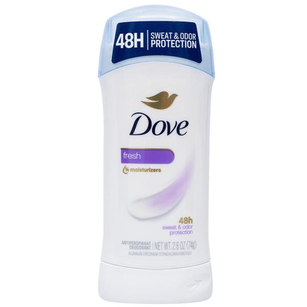 DOVE FRESH SWEAT AND ODOR PROTECTION ANTIPERSPIRANT DEODORANT STICK