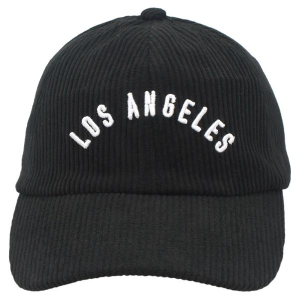 CURVED OUTLINED LOS ANGELES CORDUROY CAP