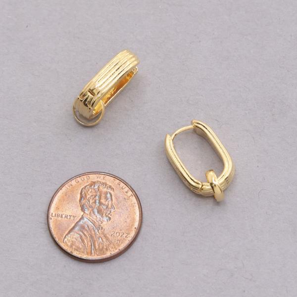 SODAJO GOLD DIPPED EARRING