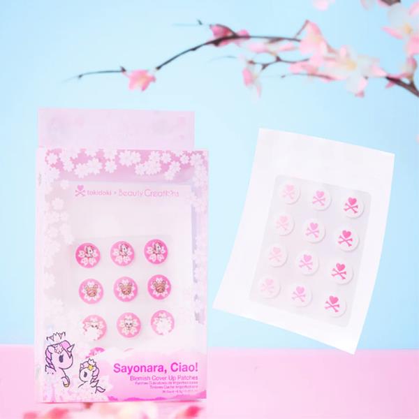 BEAUTY CREATIONS X TOKIDOKI SAYONARA CIAO BLEMISH COVER UP 36 PATCHES