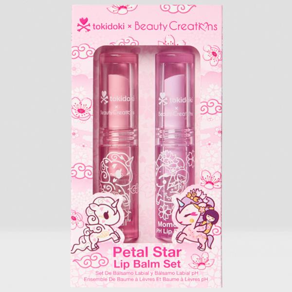 BEAUTY CREATIONS TOKIDOKI PETAL STAR LIP BALM SET