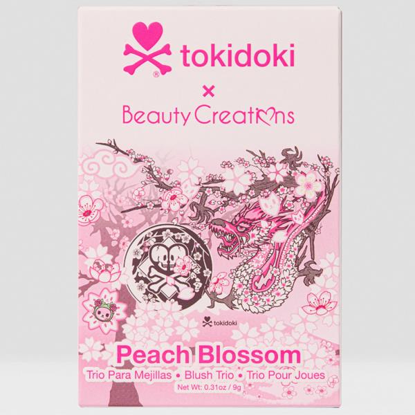 BEAUTY CREATIONS X TOKIDOKI PEACH BLOSSOM BLUSH TRIO