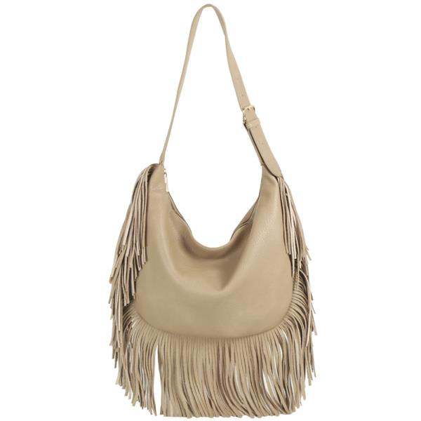 CHIC FRINGE SHOULDER HOBO BAG